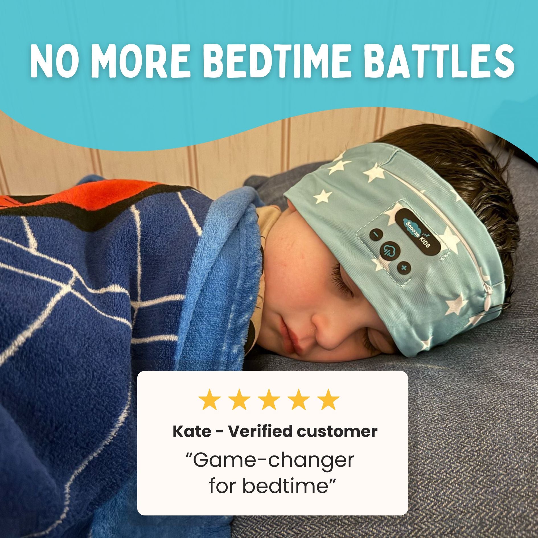 SnoozeBand™ Kids - Bluetooth Sleep Headphones