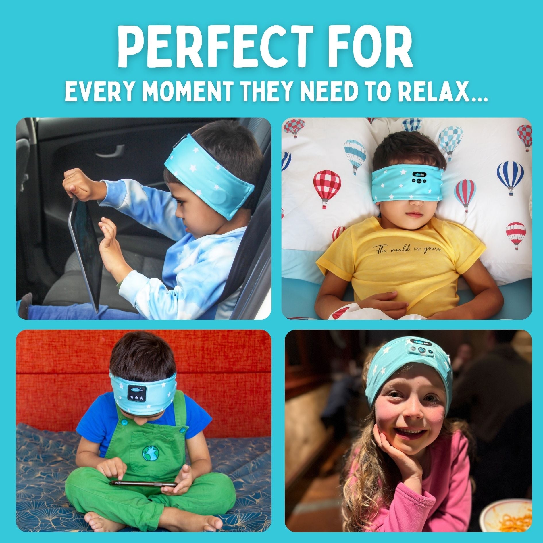 SnoozeBand™ Kids - Bluetooth Sleep Headphones