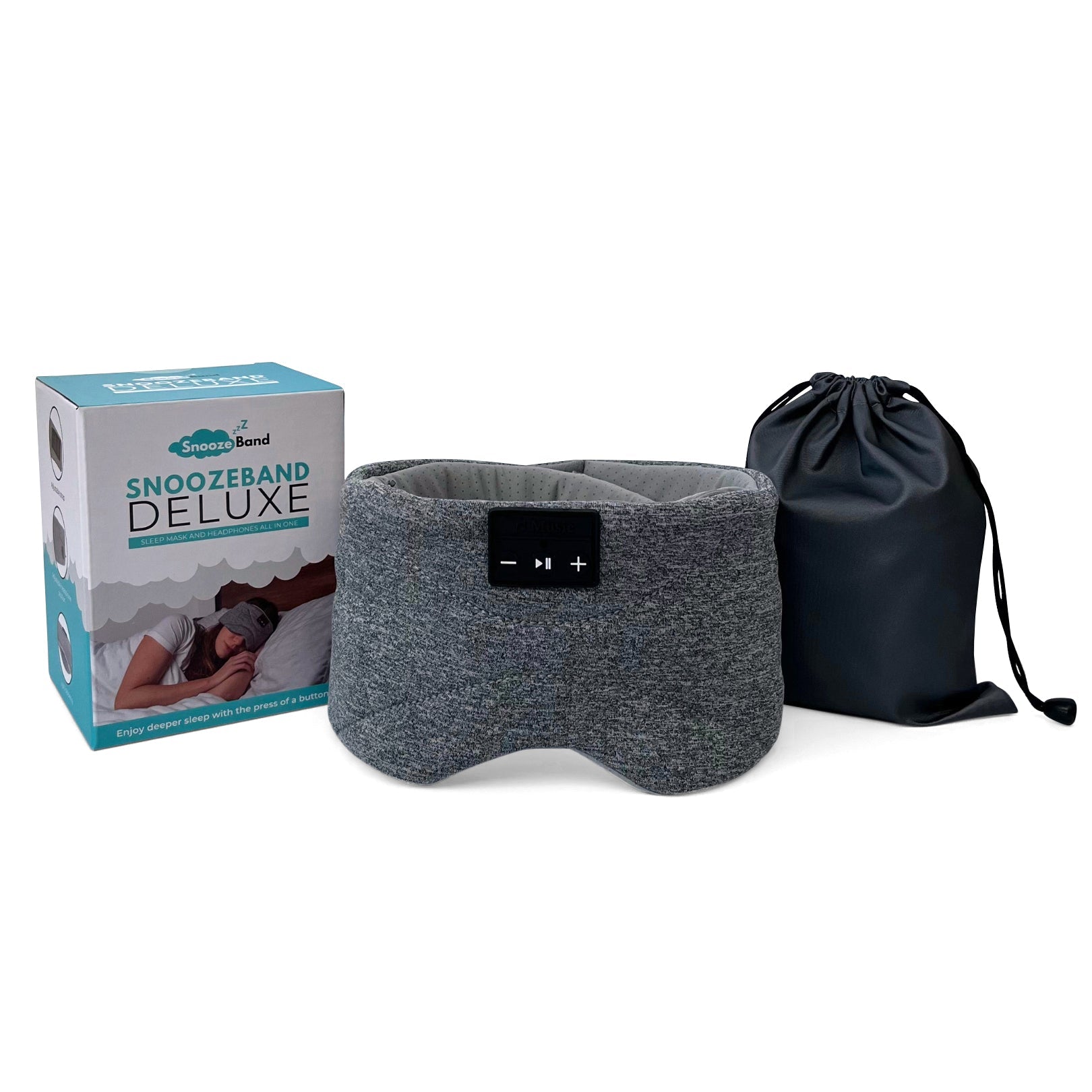 SnoozeBand™ Deluxe Sleep Mask Headphones Snooze Band